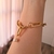 Pulseira corrente elo quadrada na internet