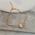 Pulseira coração Espírito Santo cravejado - comprar online