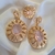Brinco ou Anel Cristal Rosa bebe