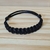Pulseira Masculina em Macramê fio de seda - CrisJoo.Design