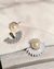 Earjacket de pérola com pavê de zirconias - comprar online