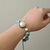 Pulseira em Howlita Turquesa irregular e Pérola Barroca - comprar online