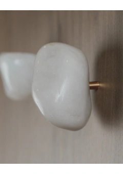 Gancho com Pedra Quartzo Branco - comprar online