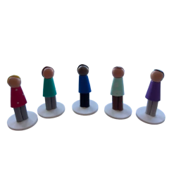 Kit 60 peças - Bert 3D - Bonecos para Constelação Familiar na água na internet