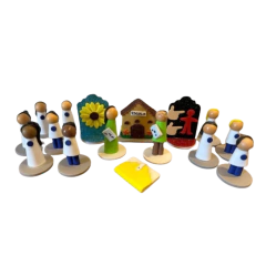 Kit Pedagógico 3D - Bonecos para Constelação Familiar na água