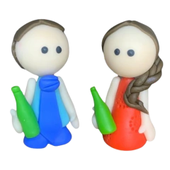 Representante Vícios - Biscuit - Unidade - Bonecos para Constelação Familiar
