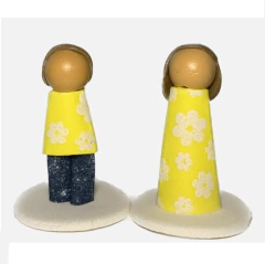 Representantes Avós, Adultos, Adolescentes e Crianças - Unidade - Bonecos para Constelação Familiar na água - buy online