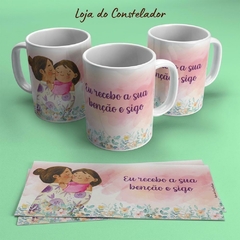 Caneca Sistêmica - Eu recebo sua benção - Frases Constelação Sistêmica