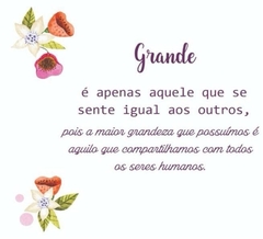 Caneca Sistêmica - Grande é Apenas Aquele - Frases Constelação Sistêmica - comprar online