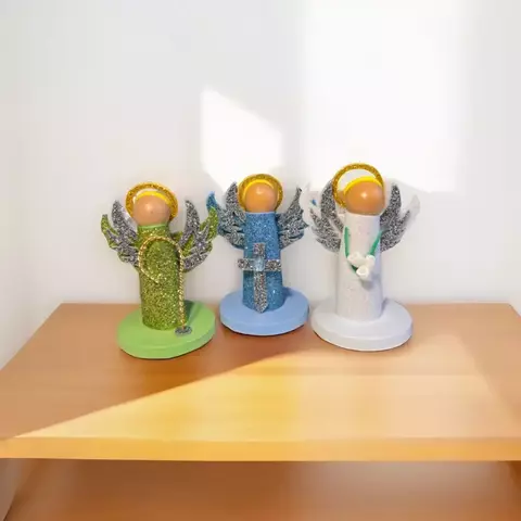 Kit 3 Representantes Arcanjos - Fluvial - Bonecos Para Constelação Familiar na Água - comprar online