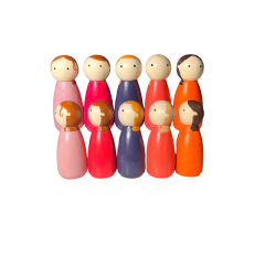Kit de 50 Bonecos pequenos de Madeira -Bert- Bonecos para Constelação Familiar - online store