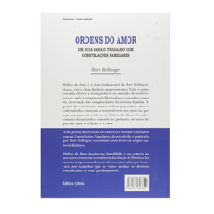 Ordens Do Amor: Um Guia Para o Trabalho com Constelações Familiares - Bert Hellinger na internet