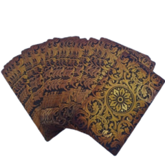 Tarot Universal de Waite Dourado Mandala - A.E. Waite - Loja do Constelador - Produtos e Bonecos para Constelação Familiar 
