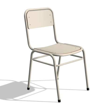 Silla LM Universitaria de Caño Mod. LC803