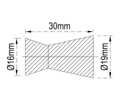 Puxador Netuno - Latão na internet