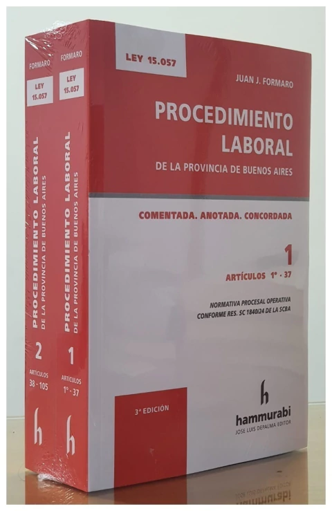 Procedimiento laboral de la Provincia de Buenos Aires. 2 tomos