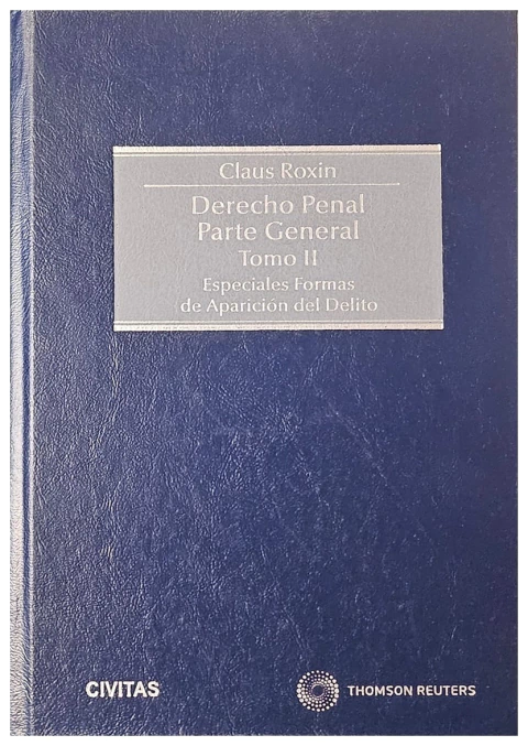 Derecho penal. Parte general. Tomo 2