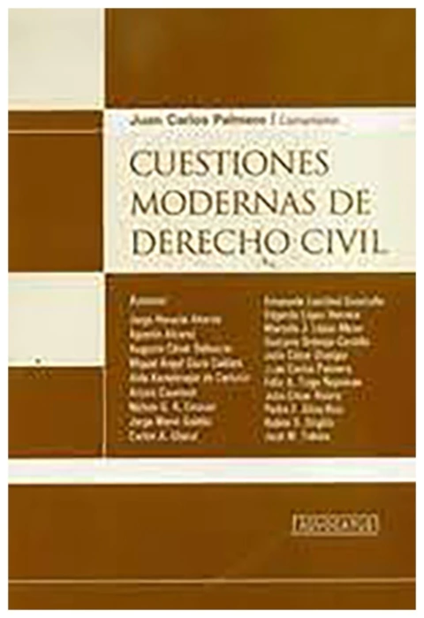 Cuestiones modernas de derecho civil