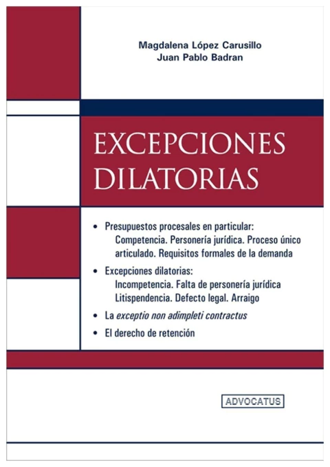 Excepciones dilatorias