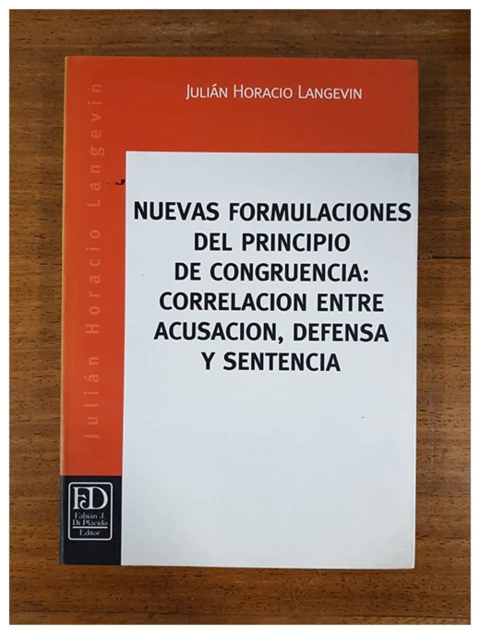 Nuevas formulaciones del principio de congruencia