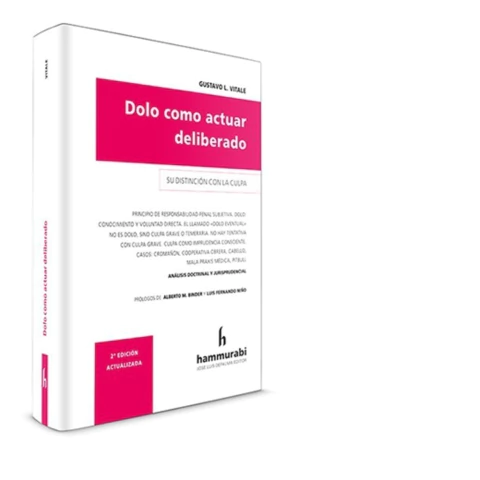 Dolo como actuar deliberado
