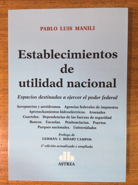 Establecimientos de utilidad nacional