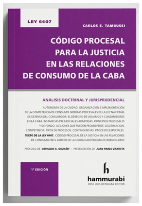 Código procesal para la justicia en las relaciones de consumo de la CABA