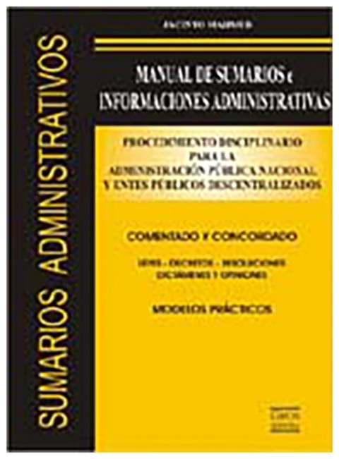 Manual de sumarios e informaciones administrativas