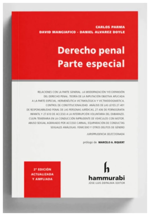 Derecho penal. Parte especial