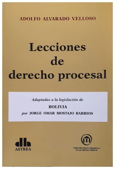 Lecciones de derecho procesal. Bolivia