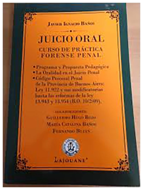 Juicio oral. Curso de practica forense penal
