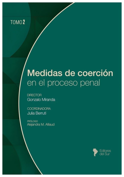 Medidas de coerción en el proceso penal.TOMO 2