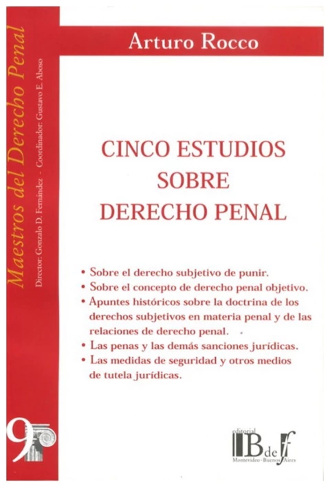Cinco estudios sobre derecho penal