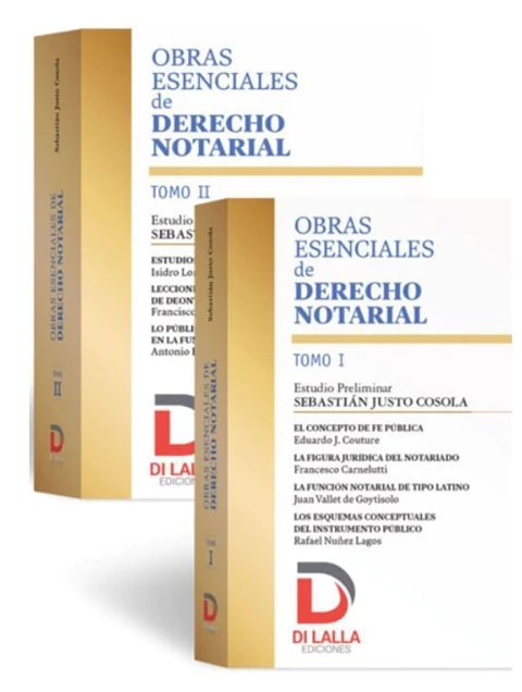 Obras Esenciales de Derecho Notarial 2 Tomos