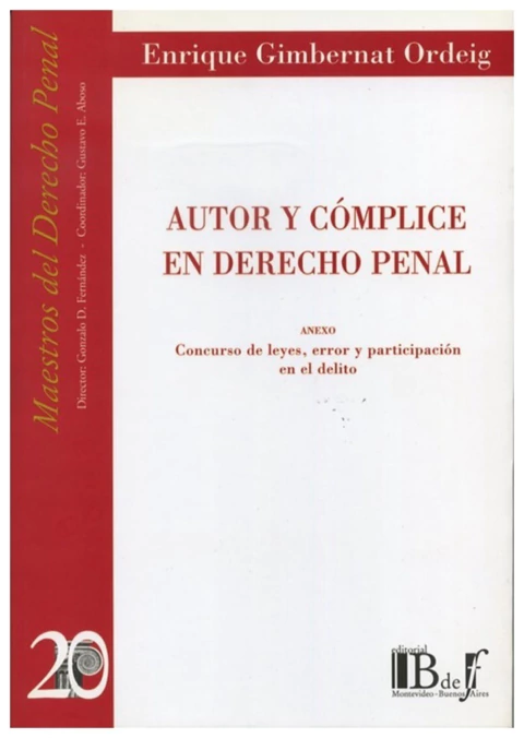 Autor y complice en derecho penal