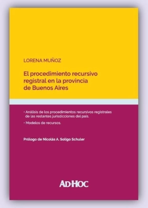 El Procedimiento Recursivo Registral en la Provincia de Buenos Aires