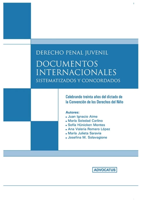 Derecho penal juvenil. Documentos internacionales.