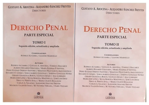 Derecho penal. Parte especial. 2 tomos