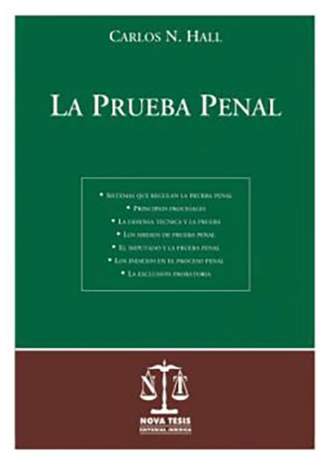 La prueba penal