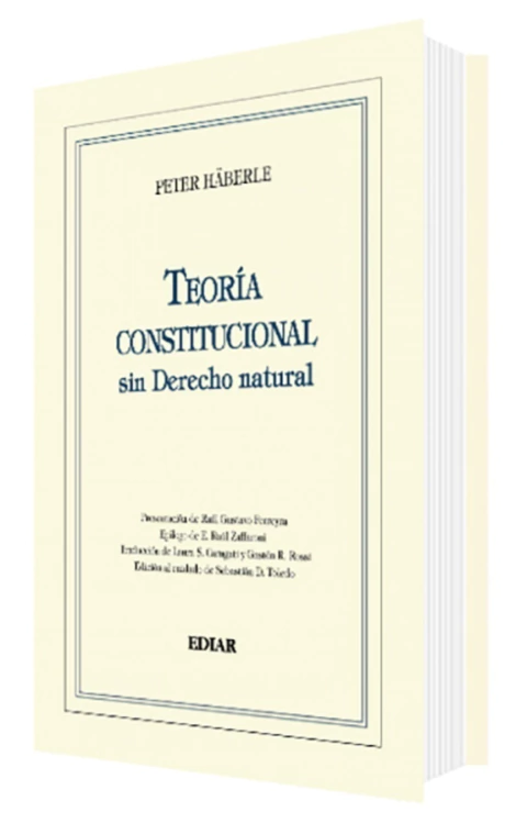 Teoría constitucional sin Derecho Natural - comprar online