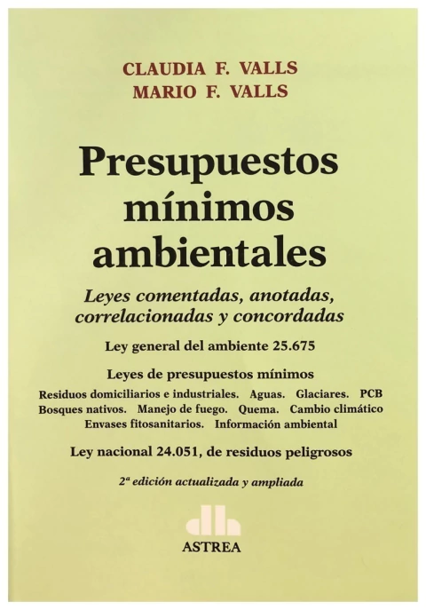 Presupuestos mínimos ambientales