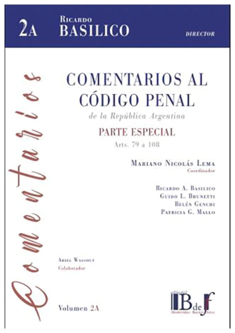 Comentarios al Código Penal - 2A