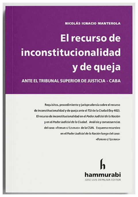 El recurso de inconstitucionalidad y de queja