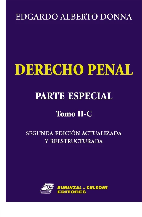 Derecho penal. Parte especial. Tomo 2 C