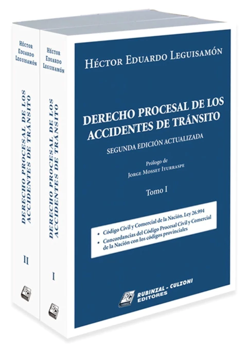 Derecho procesal de los accidentes de transito. 2 tomos