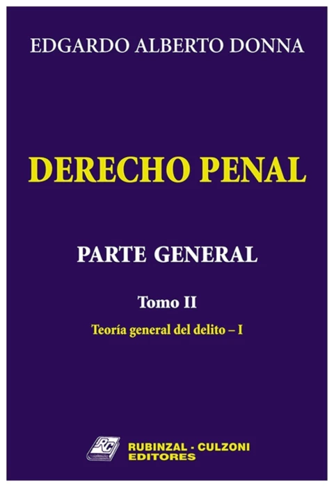 Derecho penal. Parte general. Tomo 2