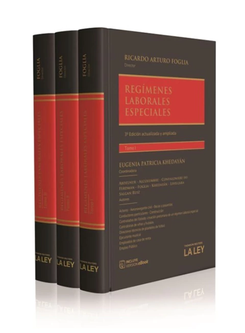 Regimenes laborales especiales. 3 tomos 2019