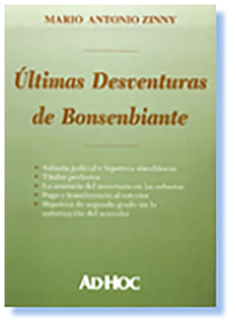Ultimas desventuras de Bonsenbiante