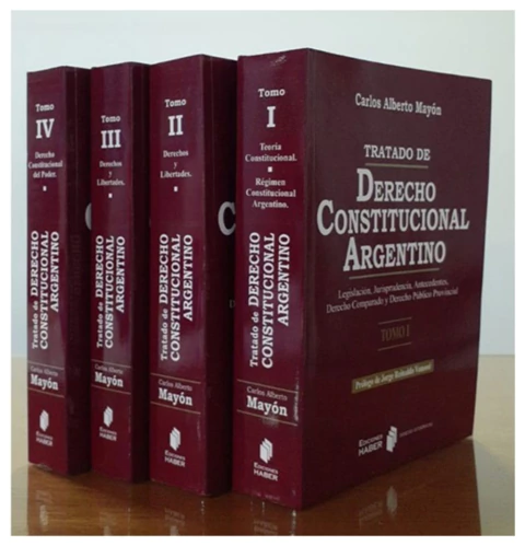 Tratado de Derecho Constitucional Argentino 4 tomos