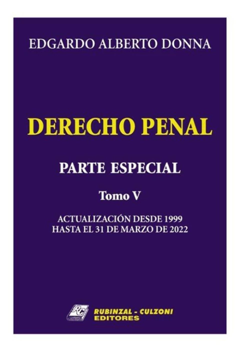 Derecho penal. Parte especial. Tomo 5